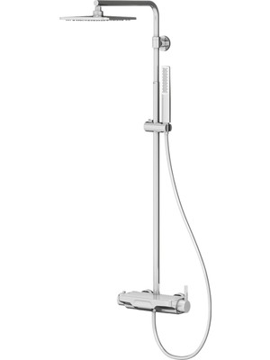 Teska Perla Mix 3 Yönlü Duş Kolonu-Krom