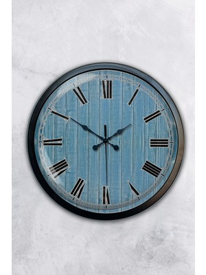 Kasva Concept Hediyelik 40 cm Siyah Metal Milano 2 Duvar Saati