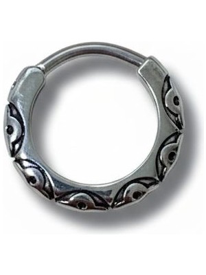 Winy Concept Modern Tasarım Unisex Çelik Halka Küpe - 14 mm