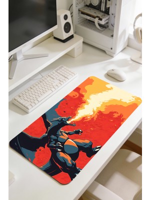 Charmbi Pokemon Procontrol 30×70 Gaming Mouse Pad – Geniş Alan, Ultra Pürüzsüz Yüzey Sağlam Kaydırmaz