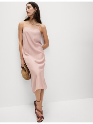 Marks & Spencer Askılı Midi Rahat Elbise