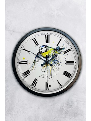 Kasva Concept 40 cm Siyah Metal Aşçı Mutfak Duvar Saati