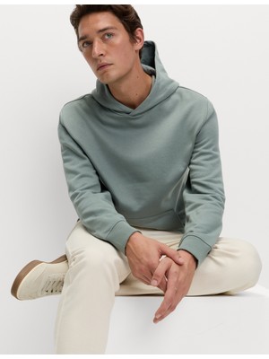 Marks & Spencer Pamuk Karışımlı Kapüşonlu Sweatshirt