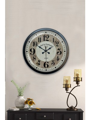 Kasva Concept 40 cm Siyah Metal Ayasofya Cami Duvar Saati