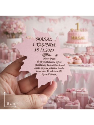 Doğum Günü Nişan Söz Sünnet Için Yaprak Magnet 50 Adettir.no 24