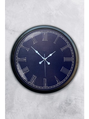 Kasva Concept 40 cm Siyah Metal Mutfak Duvar Saati