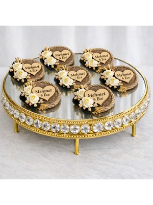 Düğün Nişan Söz Kına Için Jüt Magnet NO120