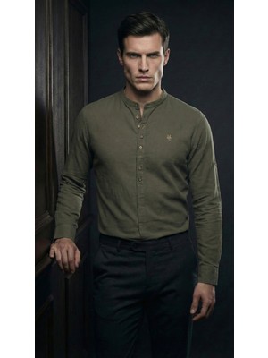 Hobi Clup Hakim Yaka Erkek Gömlek