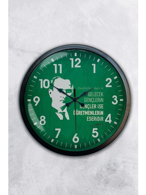Kasva Concept 40 cm Siyah Metal Roma Rakamlı Duvar Saati