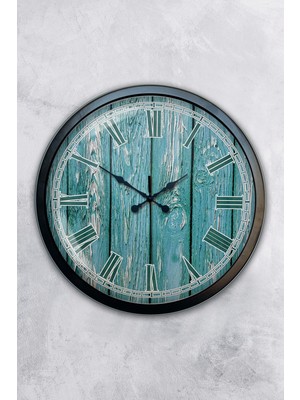 Kasva Concept Hediyelik 40 cm Siyah Metal Cool Duvar Saati