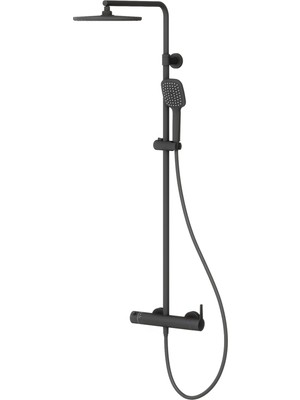 Teska Estella Mix 2 Yönlü Duş Kolonu-Siyah