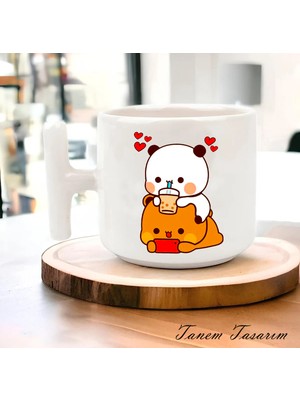 Tanem Bardak Kahve Çay Fincanı Hediye Sevgili Gün 010 - T Kulp Kupa