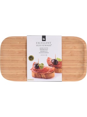 Koopman Ahşap Servis Tahtası 25 x 13 cm 4 Adet