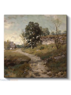 Tablonhazır Kare Kanvas Tablo Salon Tablosu Ev Dekorasyon Özel Tasarım Kirsal Doga Manzarasi