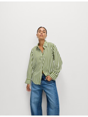 Marks & Spencer Desenli Düğmeli Regular Gömlek