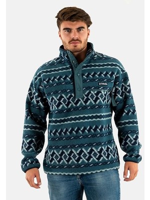 Columbia Helvetia Iı Printed Half Snap Erkek Polar Üst