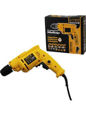 Go İthalat Profesyonel Matkap Sıkma - Vidalama Fişli Kademeli Hız Ayar Otomatik Mandren 360 Derece Tutma Kol 580W 0.8-10MM ASR-202-7131 (784)