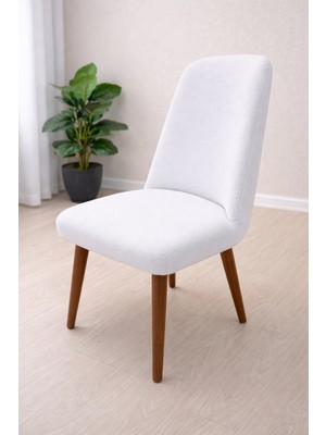 Bright Home Oval Sandalye Kılıfı Büyük Oval Likralı Yıkanabilir Streç Lastikli Sandalye Örtüsü 1 Adet