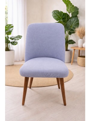 Bright Home Oval Sandalye Kılıfı Büyük Oval Likralı Yıkanabilir Streç Lastikli Sandalye Örtüsü 1 Adet