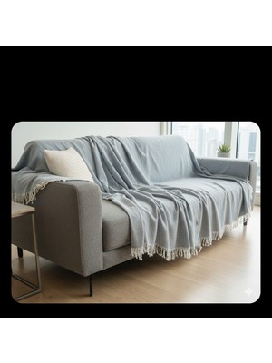 Karamanlı Home 2 Li  Ekonomik Çok Amaçlı Koltuk/kanepe/ Çekyat  Pamuklu Koltuk Örtüsü Seti 170X 220