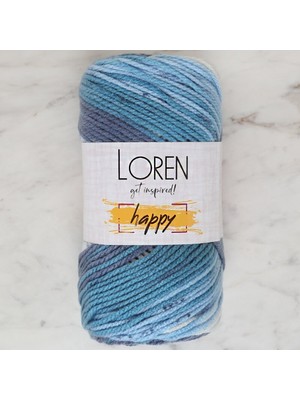 urfakent bilişim ve medya danışmanlık Loren Happy Ebruli El Örgü Ipi - RH015 - 34300