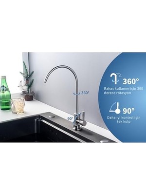 Paslanmaz Çelik Su Arıtma Cihazı Musluğu - Inox Su Arıtma Cihazı Musluğu