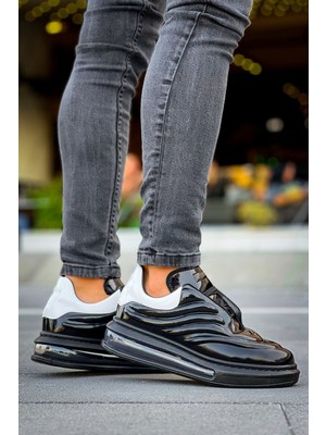 CH299  Grt Sollıevo Erkek Ayakkabı Sıyah/beyaz