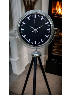 urfakent bilişim ve medya danışmanlık Krom Prime Modern Tripod Ayaklı Saat