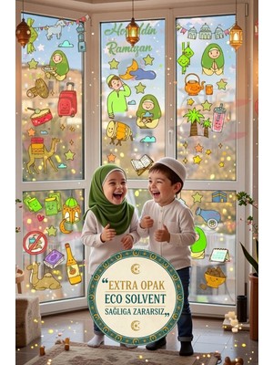 Kt Grup Hoşgeldin Ramazan Mat Görünümlü Sticker Seti 100 Parça