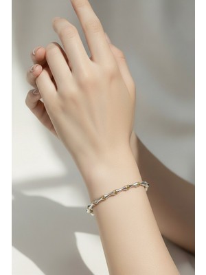 Çelik Kadın 14K Vıp Seri Boru Xuping Bileklik