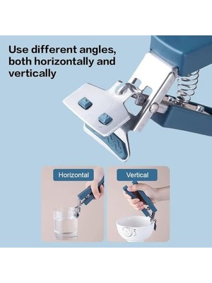 2 Adet Tencere Kapak Tava Tabak Tutucu, Paslanmaz Çelik ve Silikon Başlıklı Künefe Tabağı Tutacağı