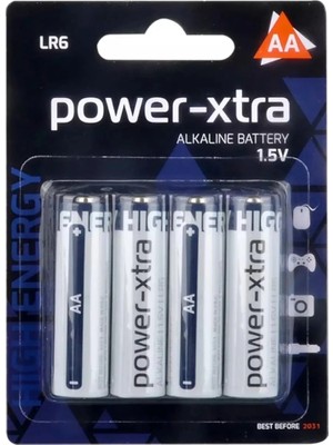 Power-Xtra Aa - LR06 Alkalin Kalem Pil 4'lü Blister