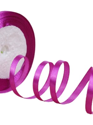 TeknoKapsül Saten Kurdele 3 cm 10 Metre Fuşya