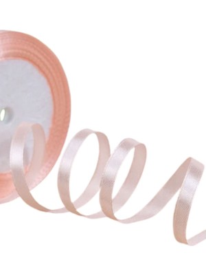 TeknoKapsül Saten Kurdele 6 mm Pudra 70 Metre