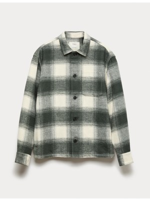 Marks & Spencer Kareli Gömlek Ceket