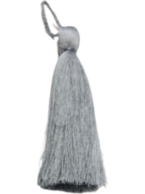 TeknoKapsül Püskül Tekli 10 cm 1 Adet Gri