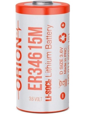Orion ER34615 M 13000MAH 3.6V Lityum Pil