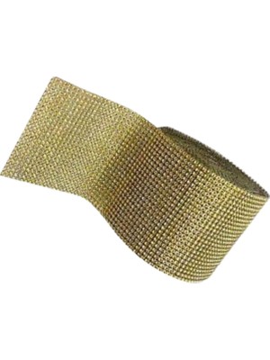 TeknoKapsül Sıralı Taş Şerit 24'lü Altın 5 Metre