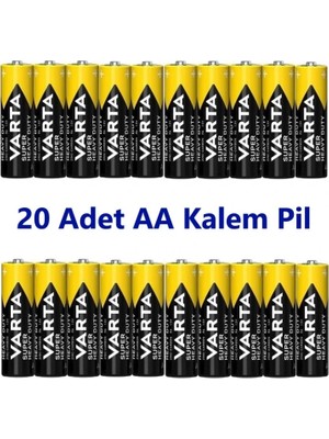 Varta Superlife 2006 Aa Kalem Pil 20'li