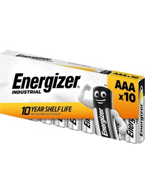 Energizer Industrial Aaa Alkalin Ince Kalem Pil (10 Adet)