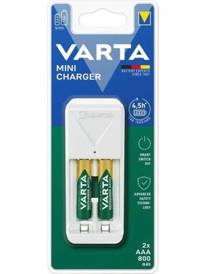 Varta 57656 Mini Pil Şarj Cihazı 2X800MAH (Pilli)