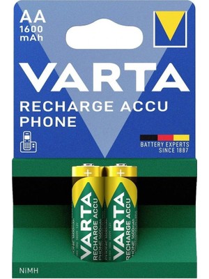 Varta 1600MAH Aa Şarj Edilebilir Pil 2'li Paket
