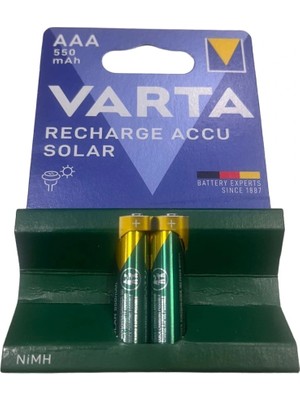 Varta 550MAH Aaa Solar Ince Pil 2'li Paket