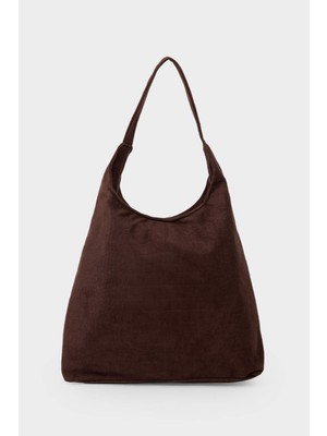 DeFacto Kadın Süet Omuz Çantası G8759AXNS
