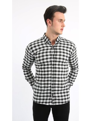 buğrahayalin Erkek Günlük Küçük Kareli Gömlek