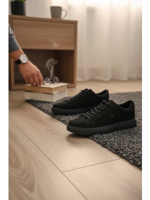 Enoch Erkek Günlük Spor Ayakkabı Düz Tabanlı Sneaker Mat Dokulu ve Sade Basic Model