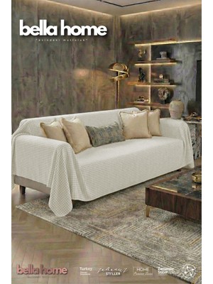 Bella Home Pötikare Polarlı Koltuk Örtüsü - Yumuşak Dokulu & Modern Tasarım