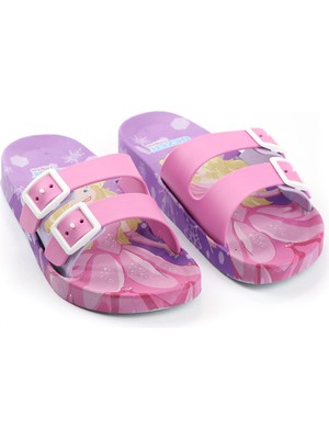 Gezer Yazlık Kaydırmaz Taban Mor Kız Çocuk Terlik