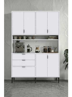 Sarmobi Harmony Maxi 7 Kapaklı 2 Çekmeceli Kahve Köşesi, Mutfak Stüdyosu