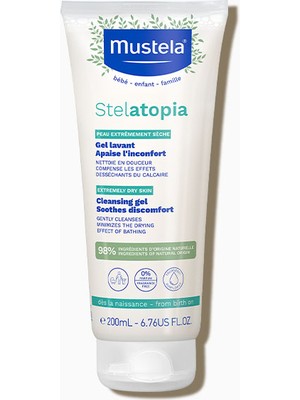 Mustela Bebek Şampuanı 200 ml - Çok Kuru Ciltler İçin Yumuşatıcı ve Nemlendirici, Doğal Bitkisel Özler
